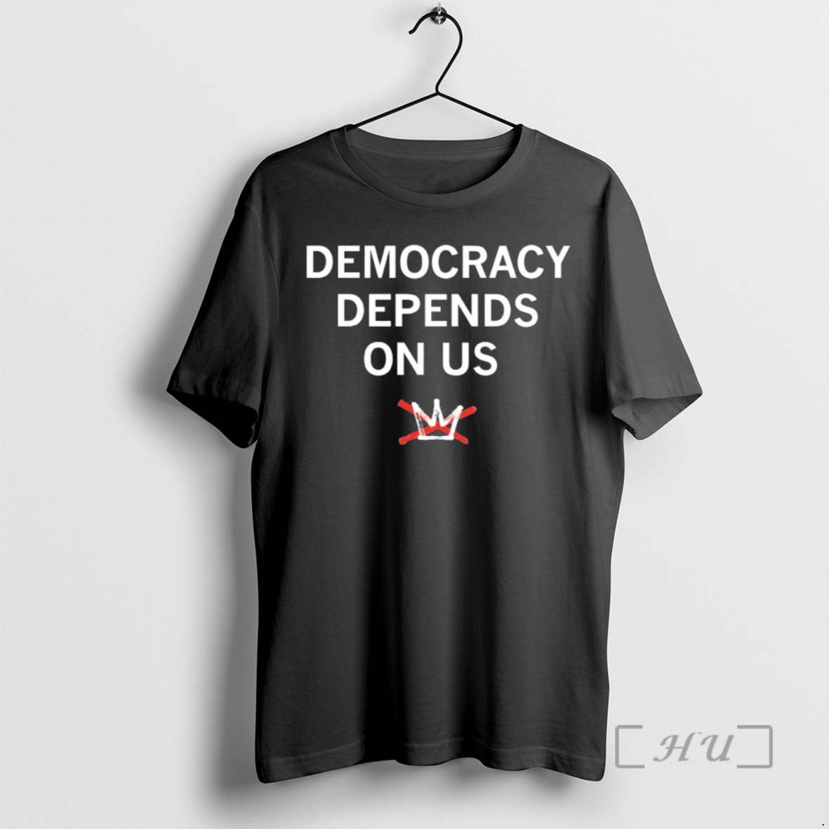 Officials No King Democracy Depends On Us Unisex
