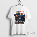 Officials No One Wants To Fight For Israel Political Protest American Flag Premium T Shirts