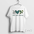 Officials Oakland Athletics Baseball Peace Love Athletics Logo Unisex