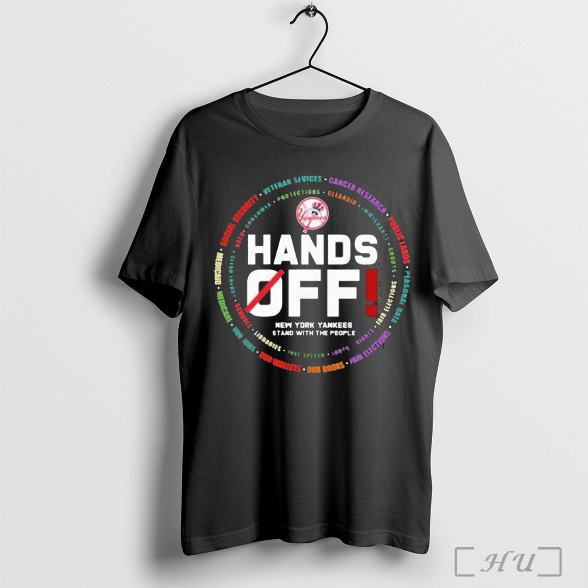 Officials Off New York Yankees Logo Hands Off Seattle Mariners Stand With The People Unisex