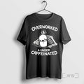 Officials Overworked Under Caffeinated Skeleton Drinking Coffee Graphic Unisex