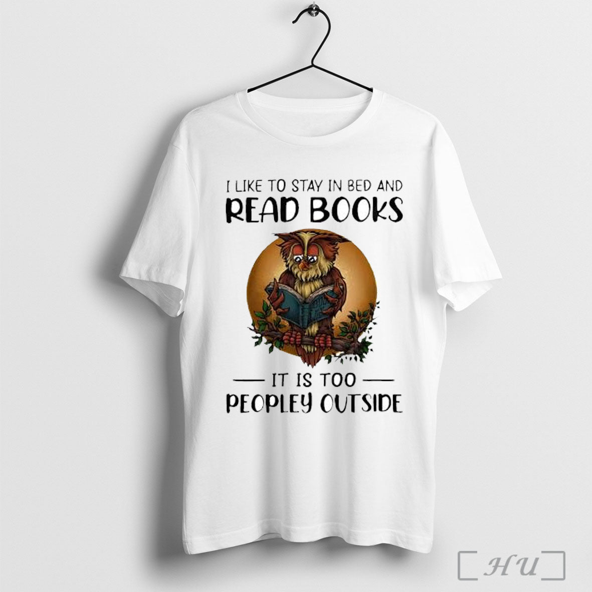 Officials Owl I Like To Stay In Bed And Read Books T Shirt Unisex