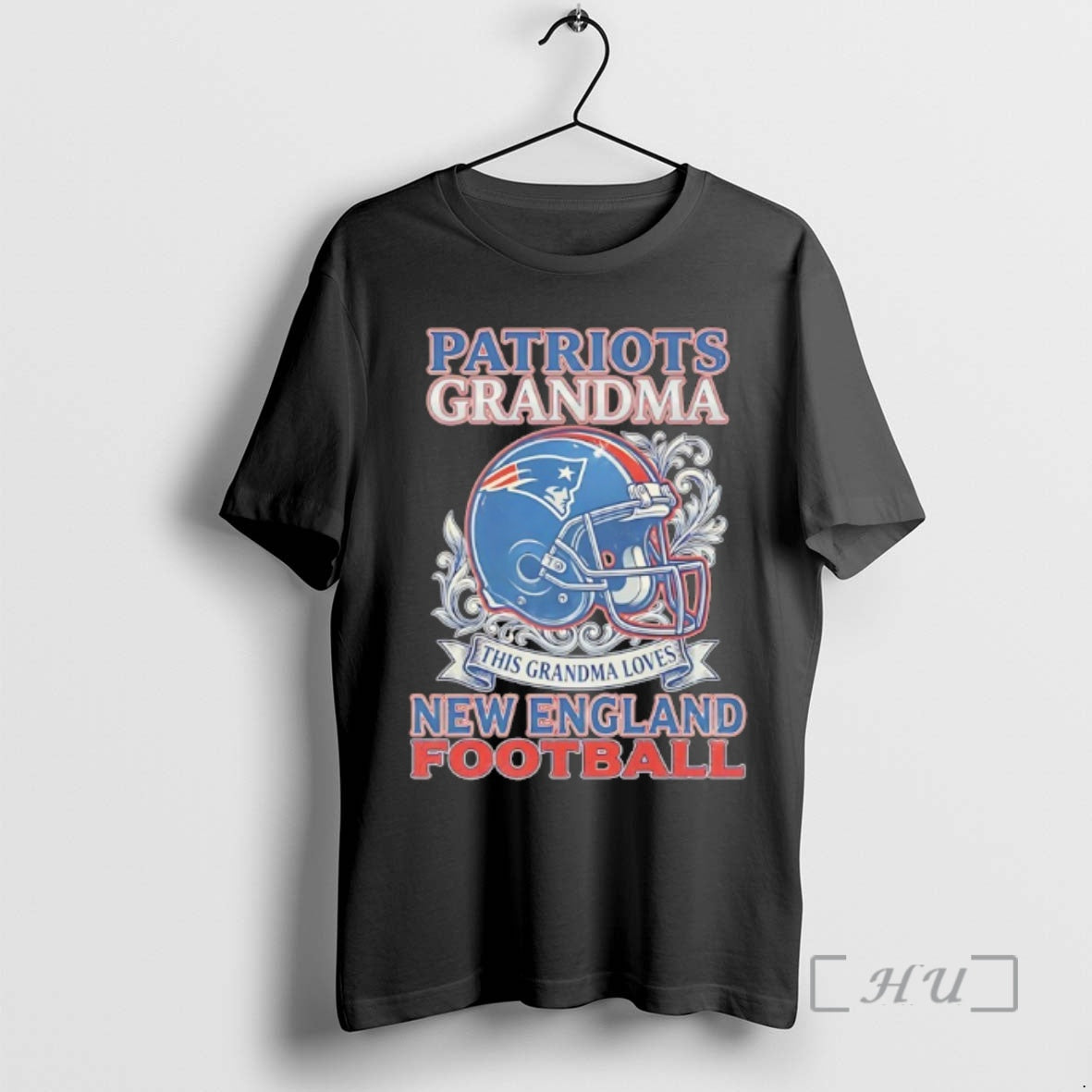 Officials Patriots Grandma This Grandma Loves New England Football Helmet Unisex