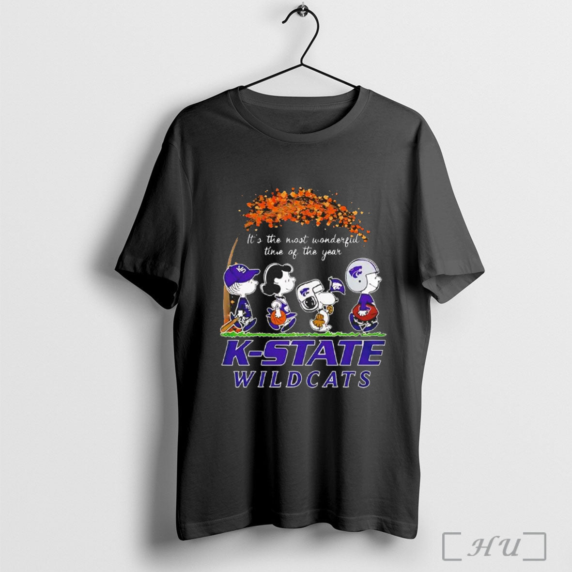 Officials Peanuts Character X Kansas State Wildcats The Most Wonderful Time Of The Year Unisex
