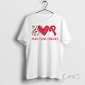 Officials Philadelphia Phillies Baseball Peace Love Phillies Logo Unisex