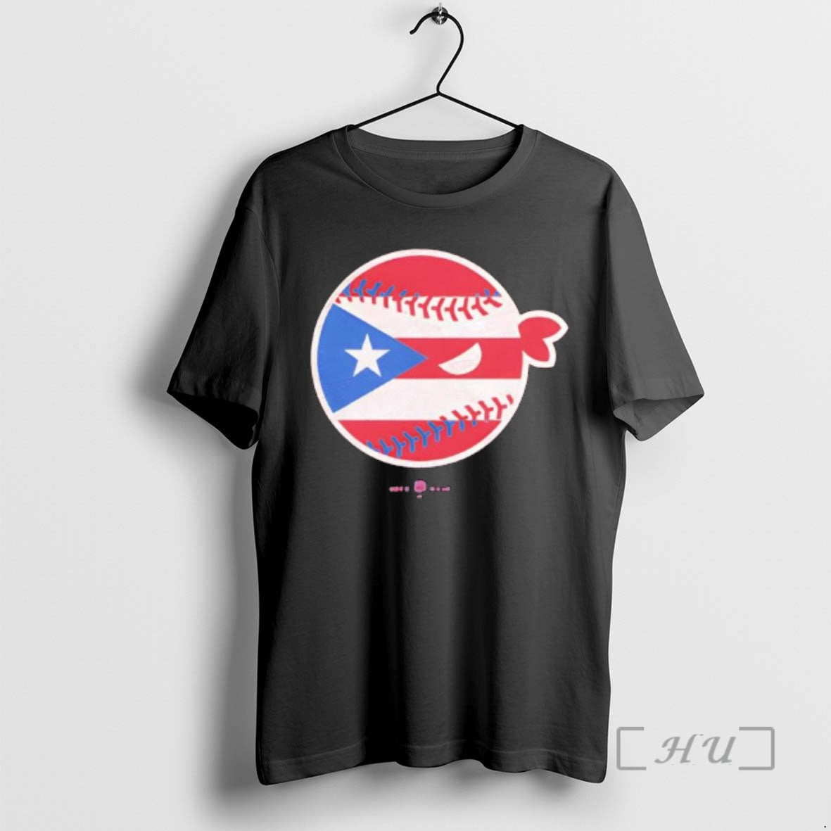 Officials Pitching Ninja Puerto Rican Flag Unisex