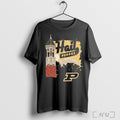Officials Purdue Boilermakers Football Image Local Clock Tower Graphic T Shirt Unisex