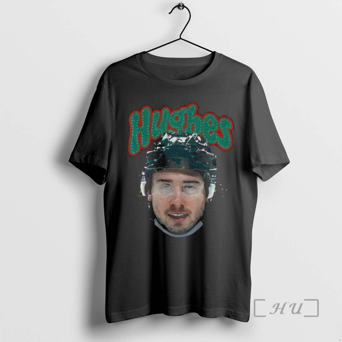 Officials Quinn Hughes Minnesota Wild Big Head 26 Usa Hockey Vintage Premium T Shirts Sweater