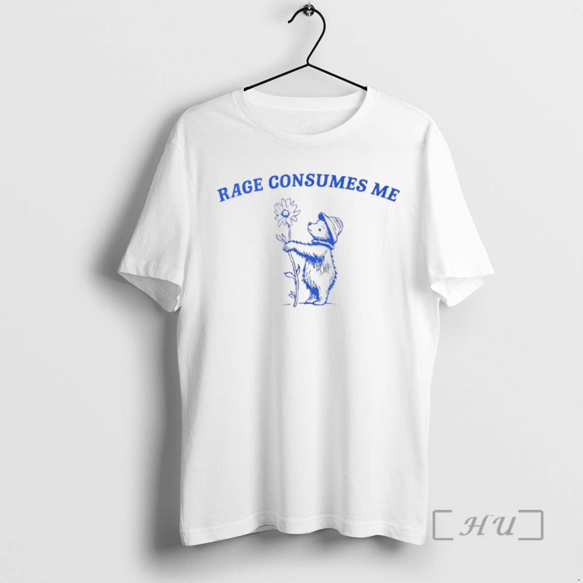 Officials Rage Consumes Me Bear And Flower Unisex