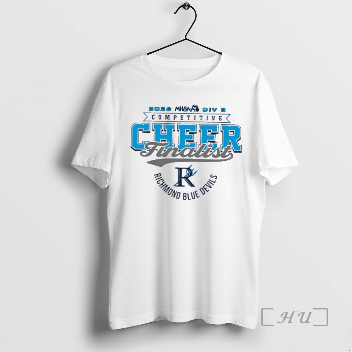 Officials Richmond Blue Devils 2026 Mhsaa Division 3 Competitive Cheer Finalist Premium T Shirts Sweater