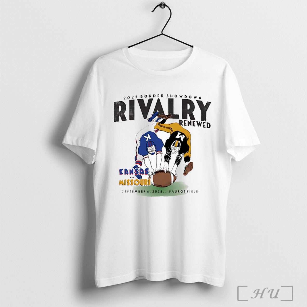 Officials Rivalry Renewed Border Showdown 2025 Kansas Vs Missouri T Shirt Unisex