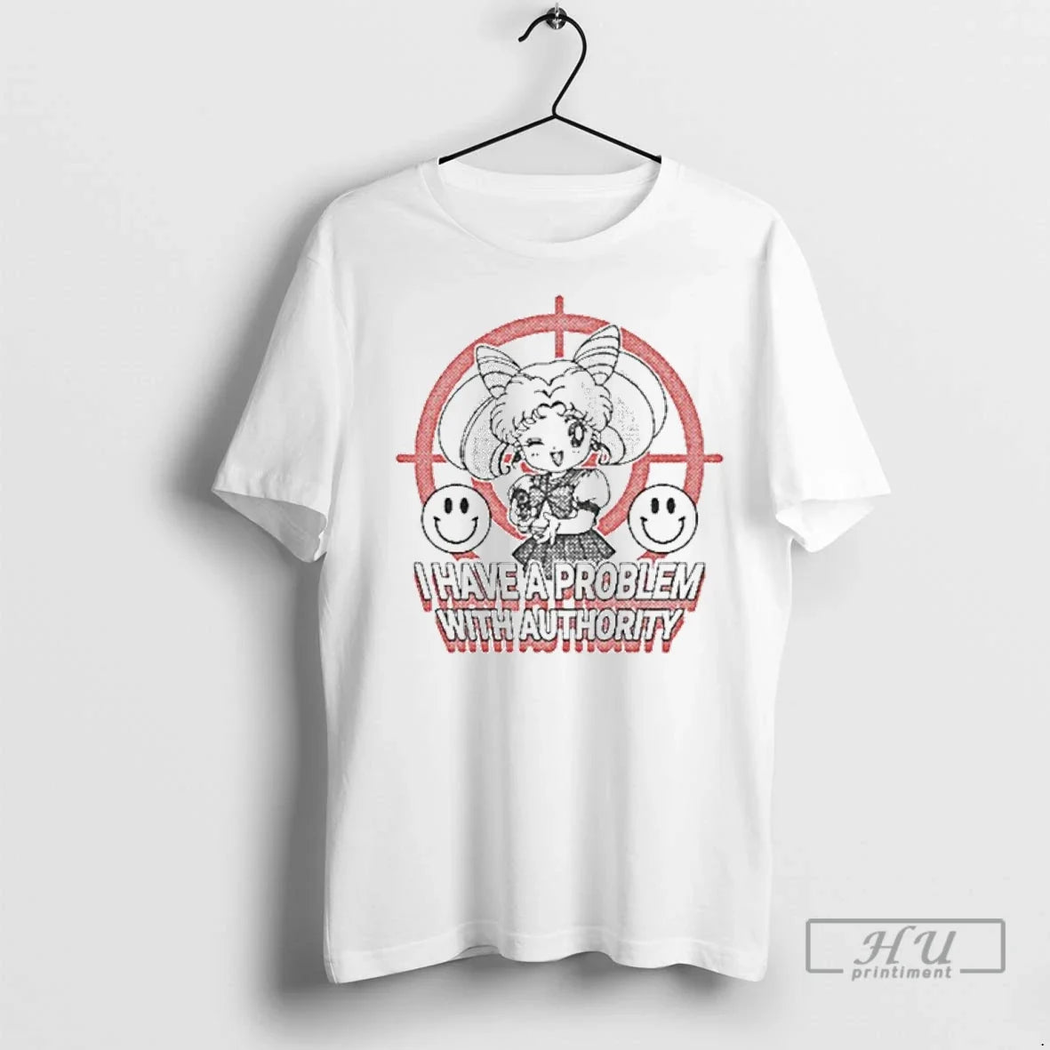 Officials Sailor Moon I Have A Problem With Authority Smiley T Shirt Unisex