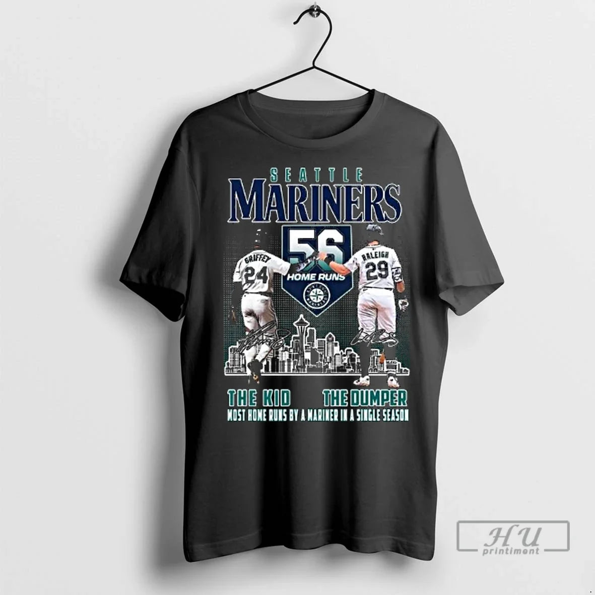 Officials Seattle Mariners Griffey Raleigh 56 Home Runs The Kid The Dumper Most Home Runs Unisex