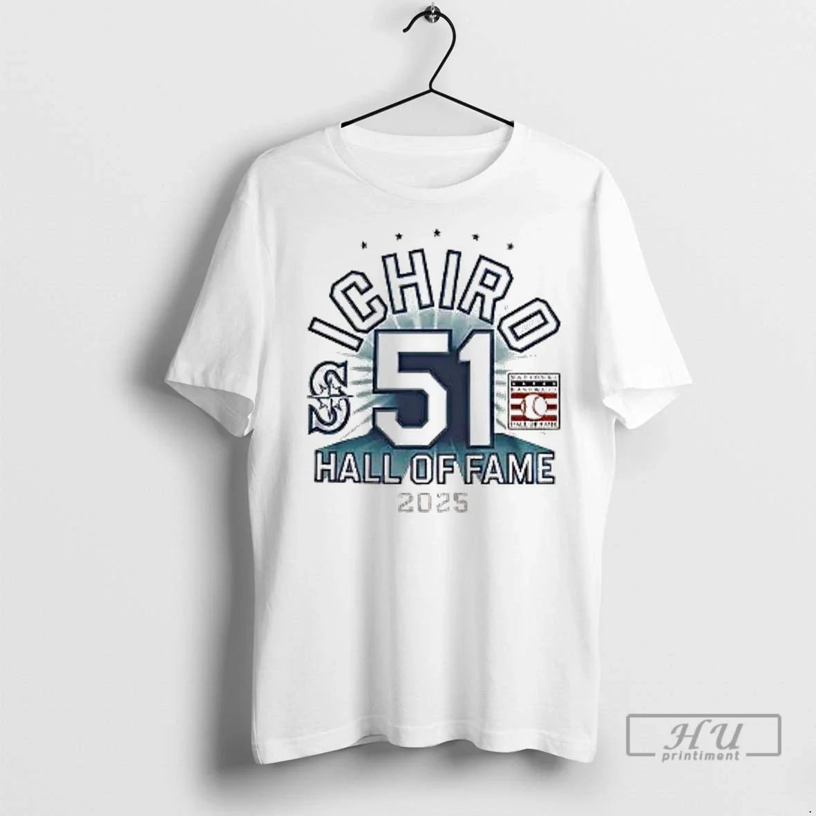Officials Seattle Mariners Ichiro 2025 Hall Of Fame 2 Sided T Shirt Unisex