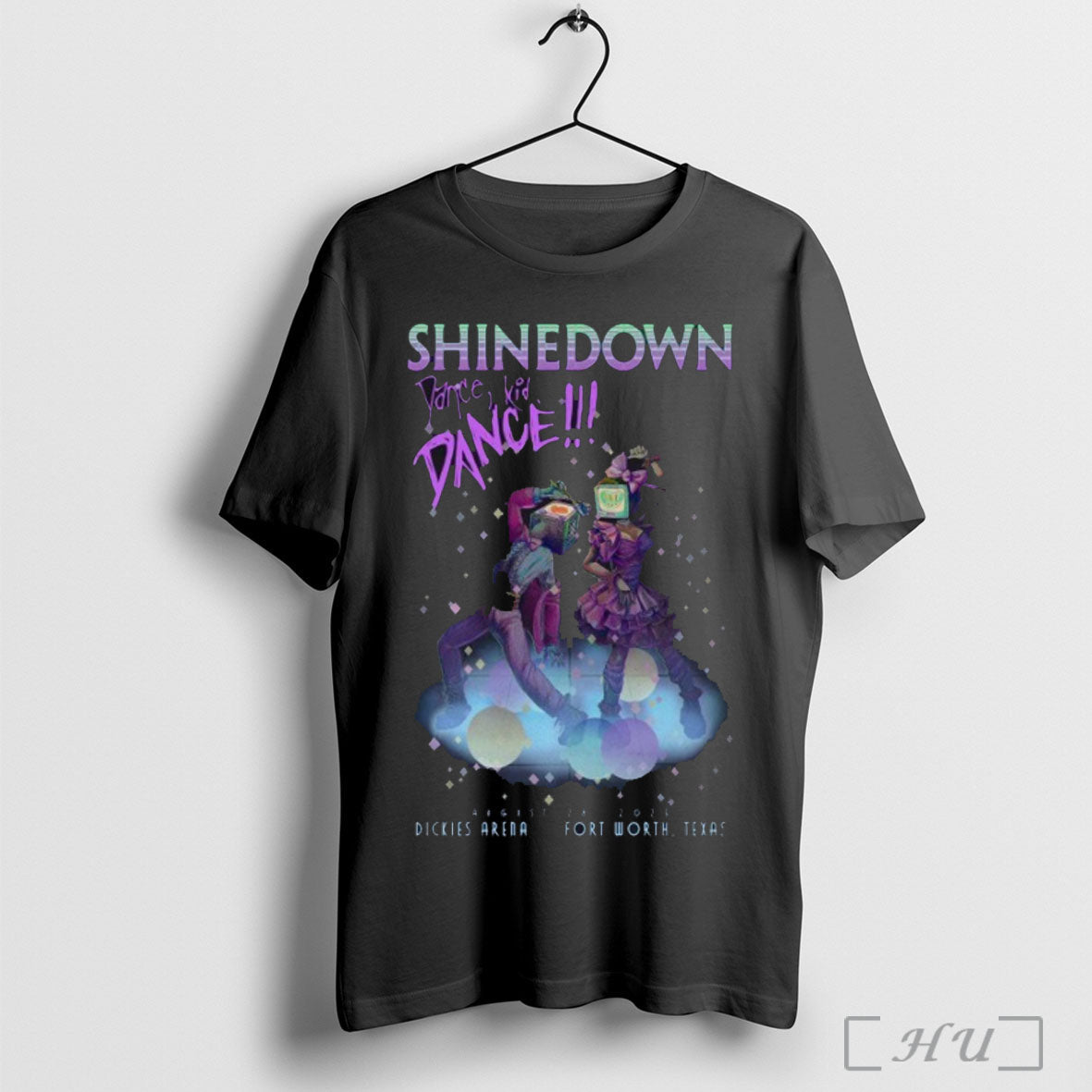 Officials Shinedown Dance Kid Dance 08 28 2025 Fort Worth Texas T Shirt Unisex