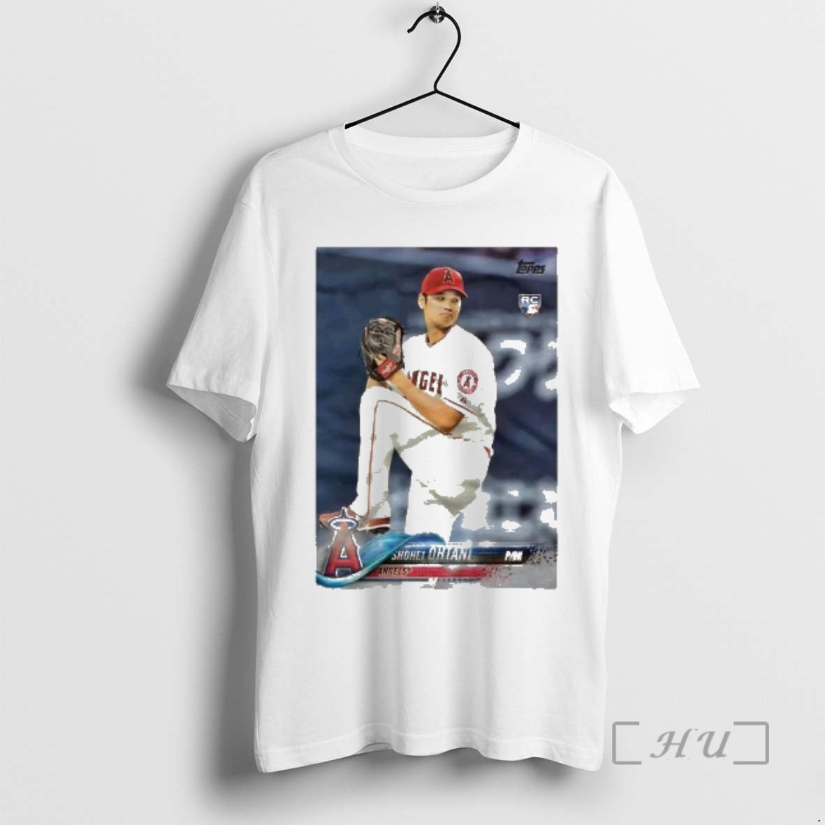Officials Shohei Ohtani Angels Baseball Rookie Card Graphic Unisex