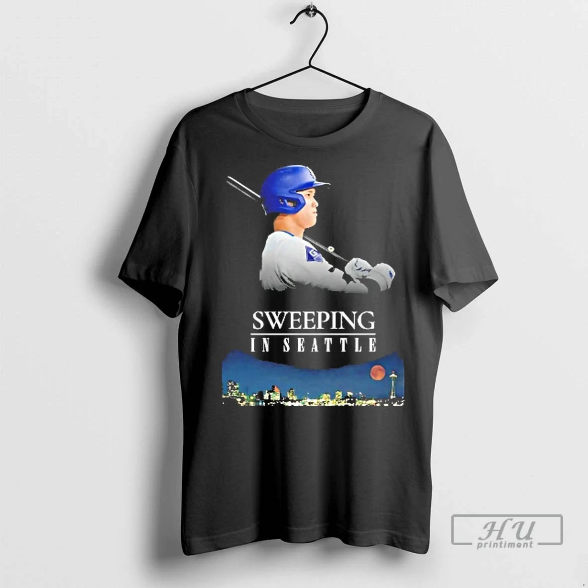 Officials Shohei Ohtani Sweeping In Seattle T Shirt Unisex