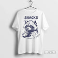 Officials Snacks Make Me Nicer Raccoon T Shirt Unisex