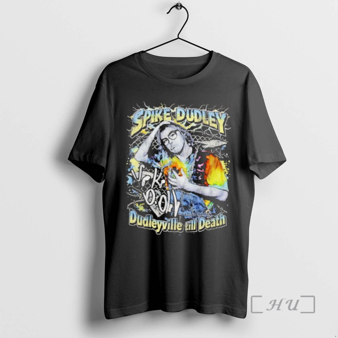 Officials Spike Dudley Dudleyville Till Death Wrestling Action Unisex
