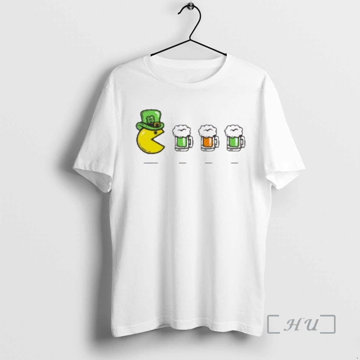 Officials St Patricks Day Pac Man Unisex