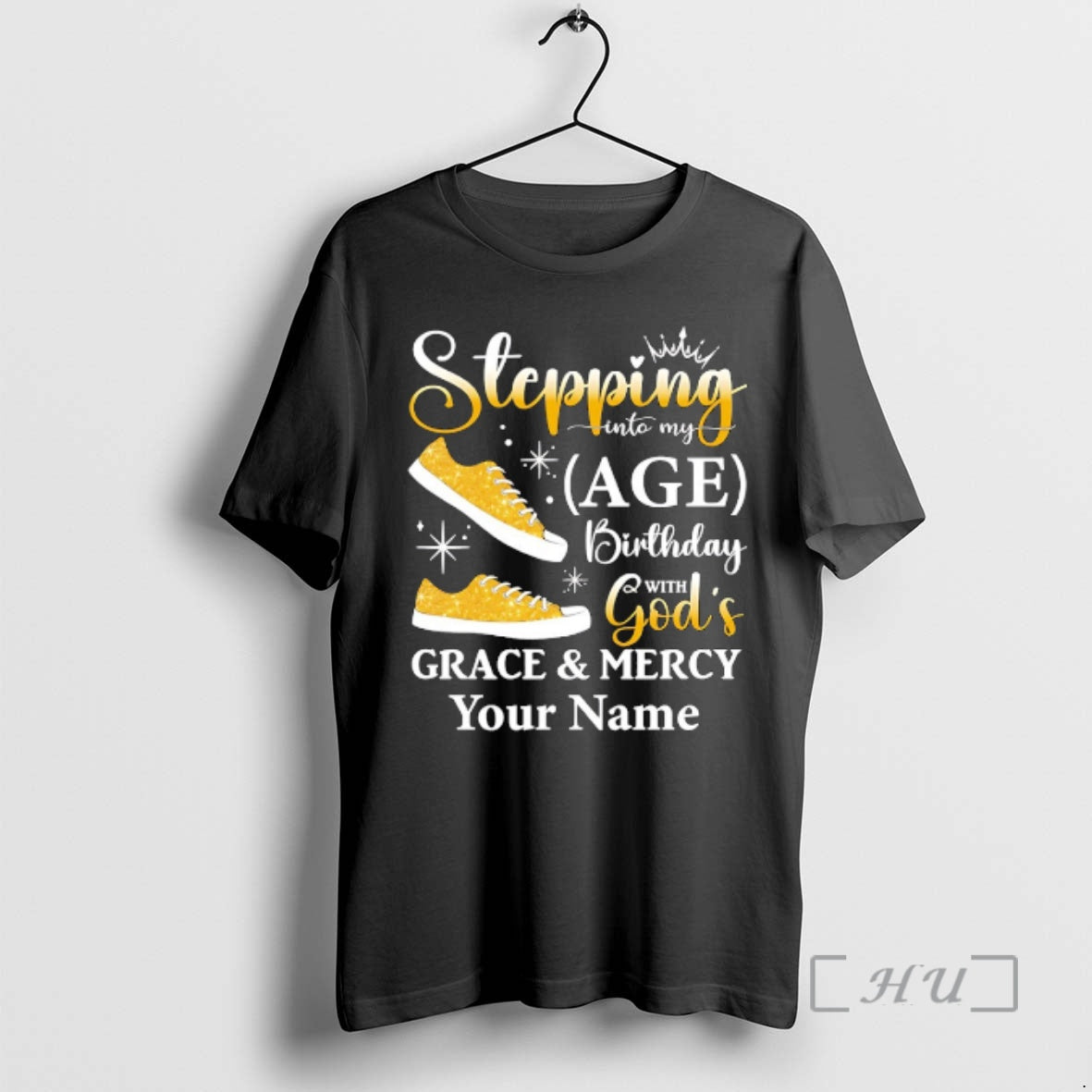 Officials Stepping Age Birthday Gods Grace And Mercy Your Name Unisex