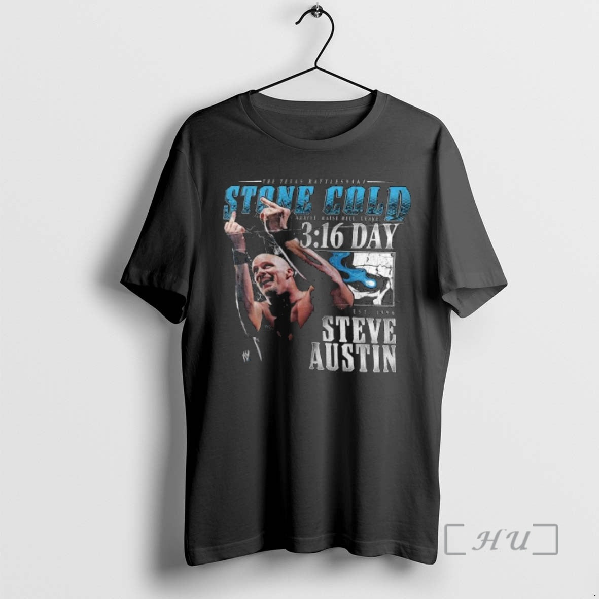 Officials Stone Cold Steve Austin 3 16 Day Middle Finger Photo Premium T Shirts Sweater Unisex