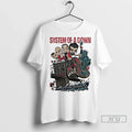 Officials System Of A Down World Tour 2025 Chibi Cartoon T Shirt Unisex