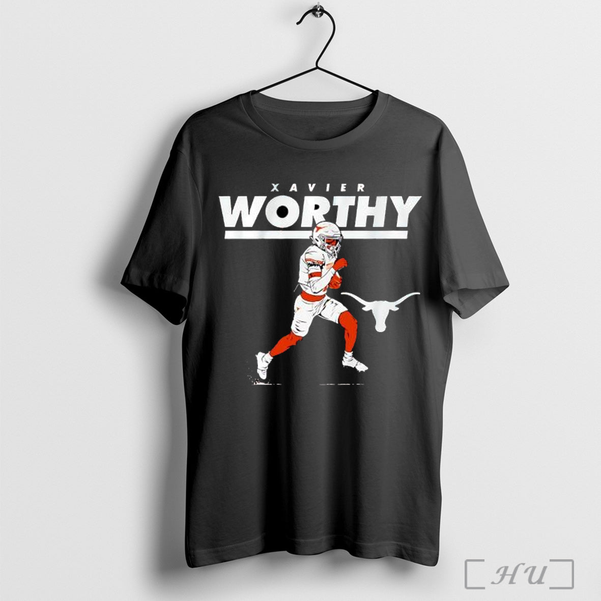 Officials Texas Football Xavier Worthy Superstar Pose Player T Shirt Unisex