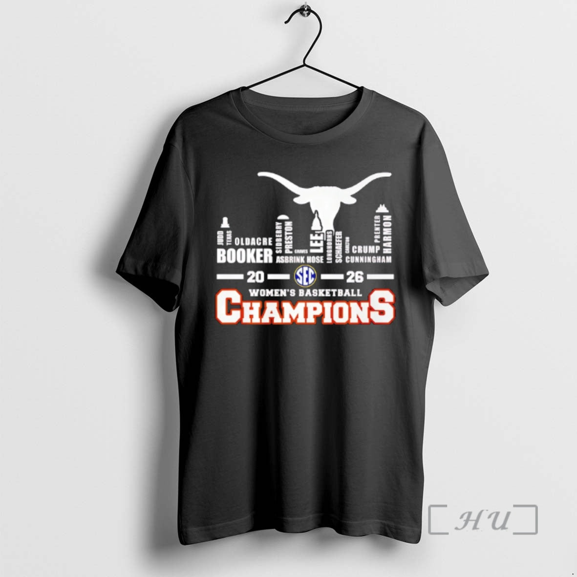 Officials Texas Longhorns 2026 Womens Basketball Champions Player Name City Skyline Premium T Shirts Sweater