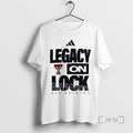 Officials Texas Tech Red Raiders Legacy On Lock Logo Unisex