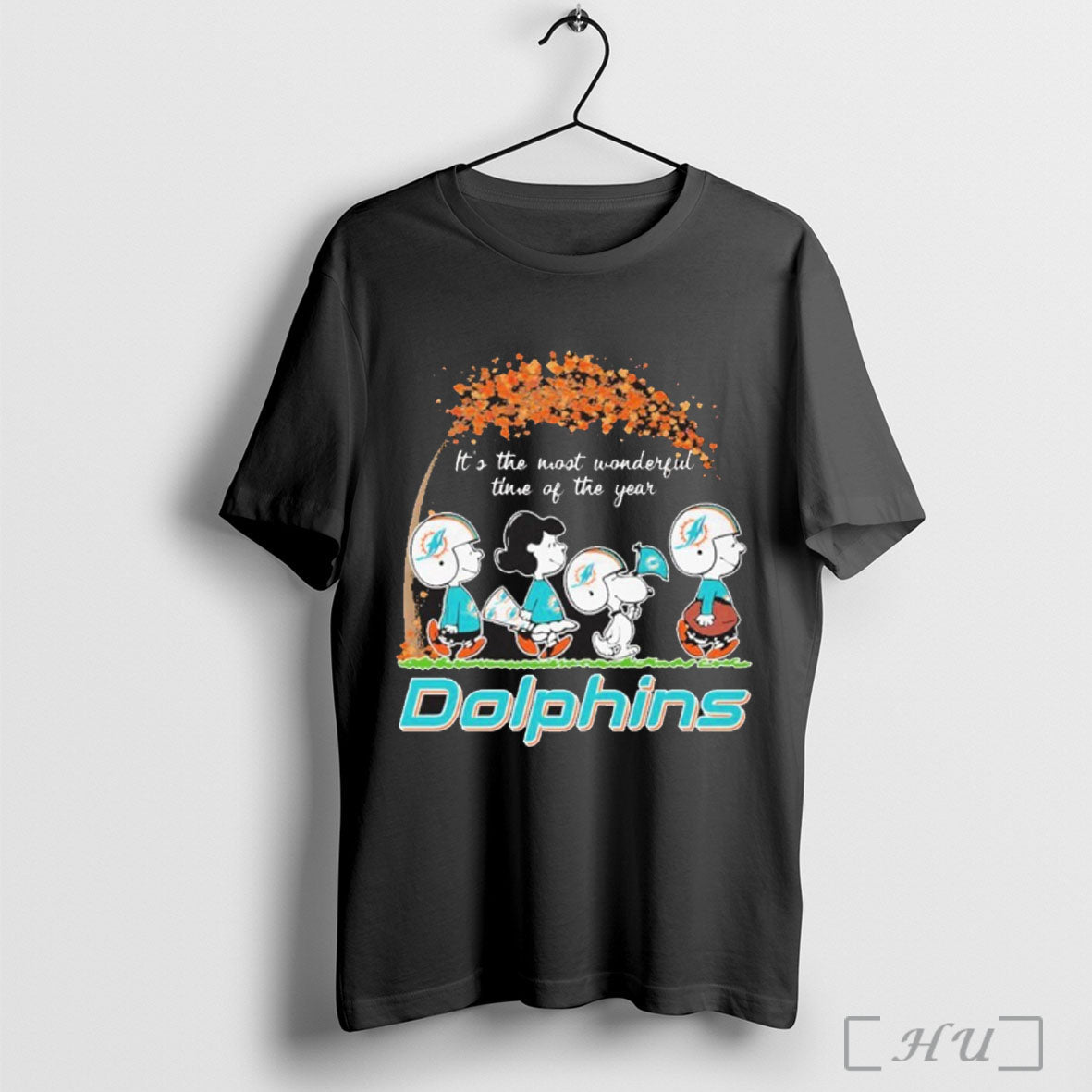 Officials The Peanuts Character Miami Dolphins Its The Most Wonderful Time Of The Year Unisex