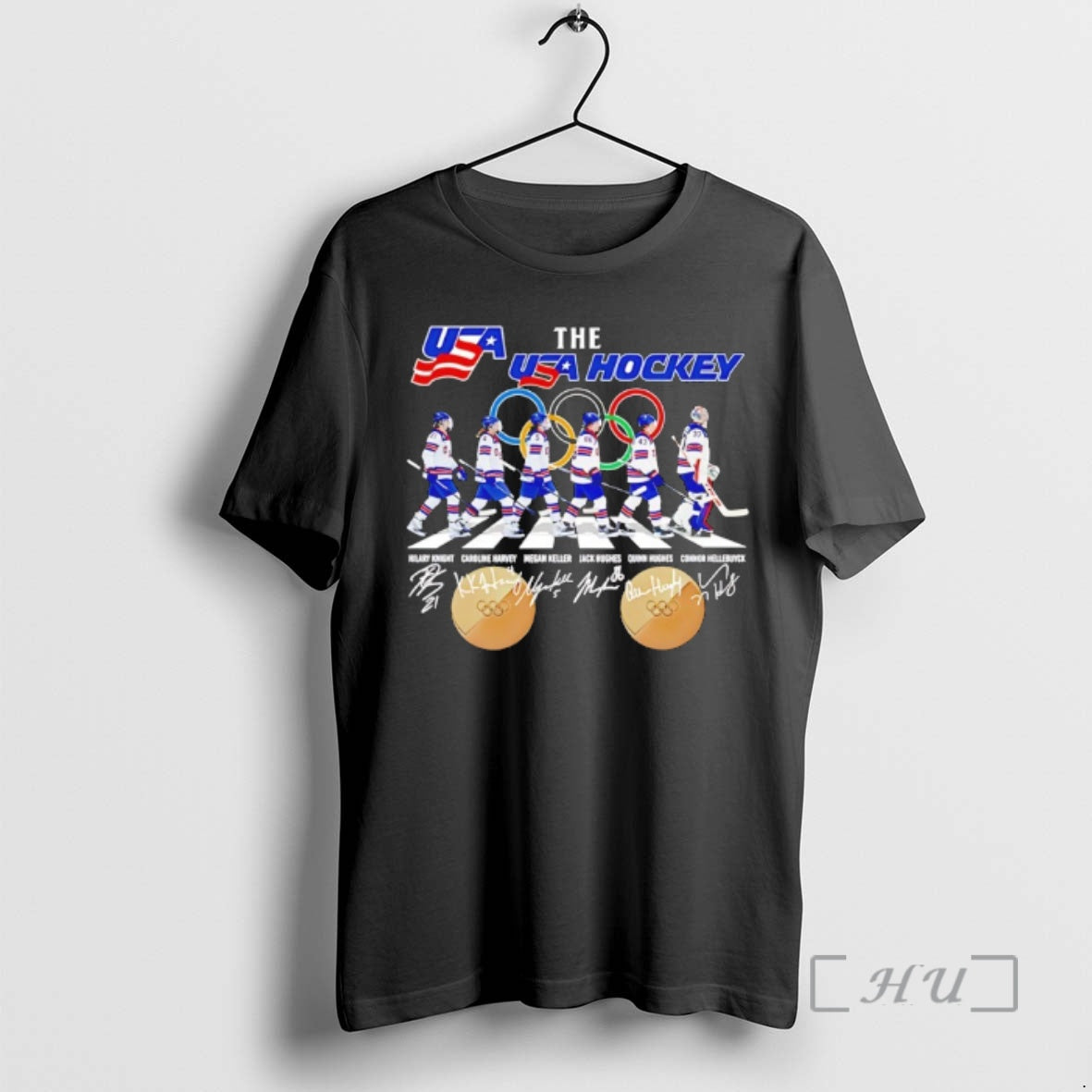 Officials The Usa Hockey 2026 Player Walking Abbey Road Signature Unisex