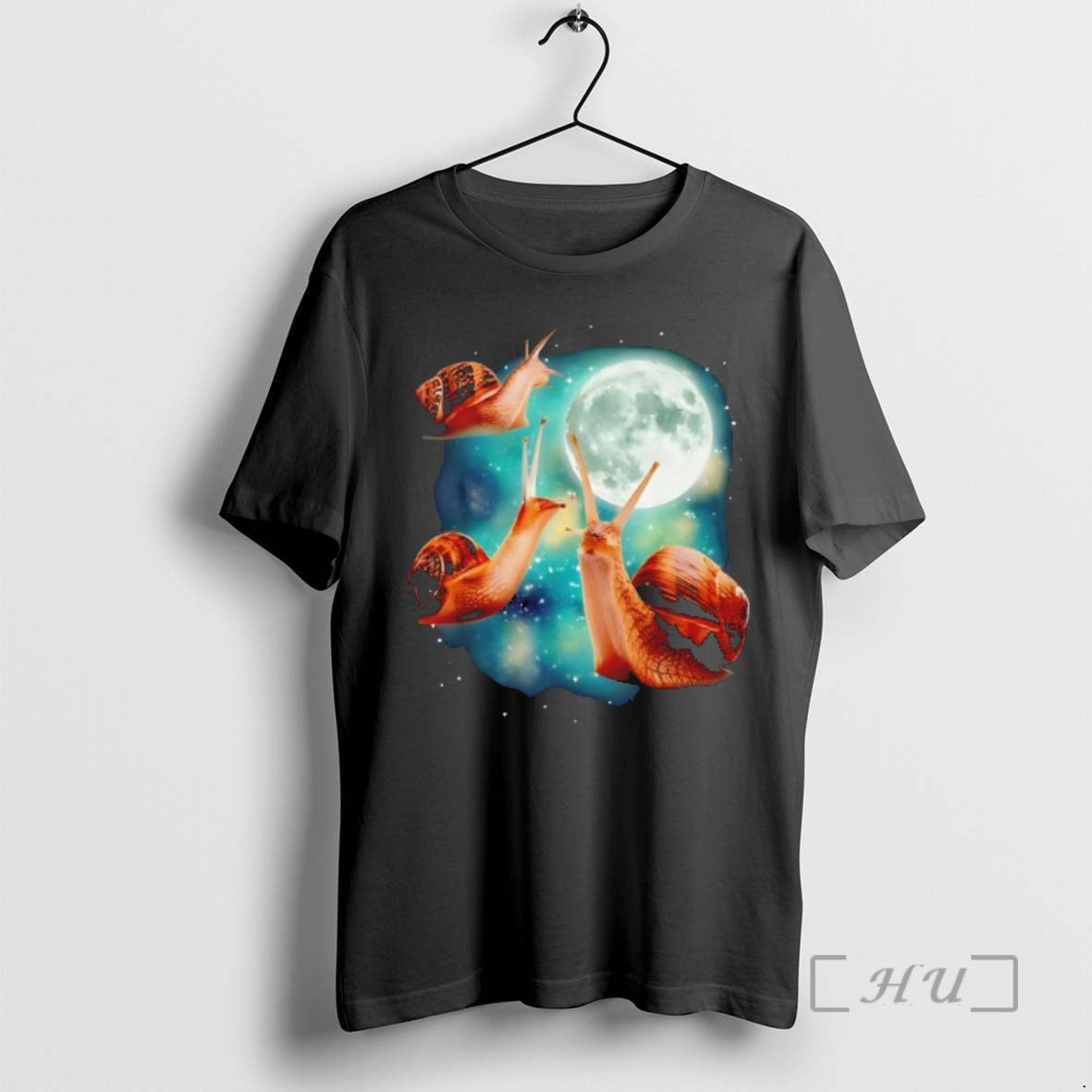 Officials Three Snails Moon Parody Graphic Unisex