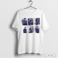 Officials Tom Odell Blue Slides Offwhite T Shirt Unisex