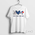 Officials Toronto Blue Jays Baseball Peace Love Blue Jays Logo Unisex