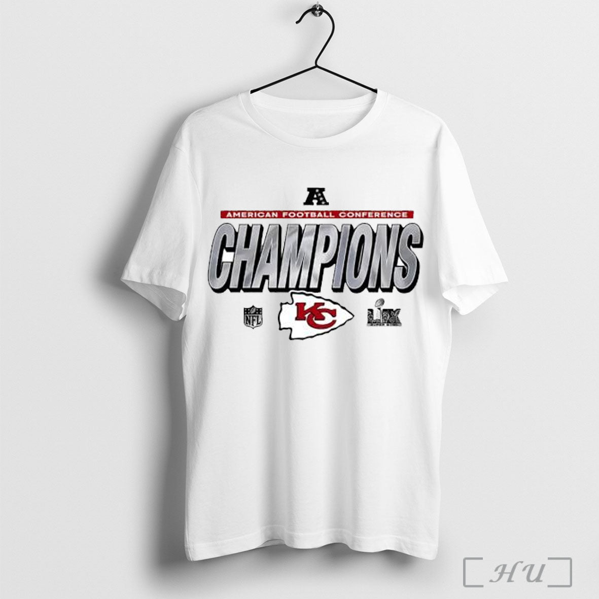 Officials Travis Wear Kansas City Chiefs American Football Conference Champions T Shirt Unisex