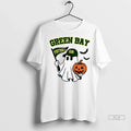 Officials Trendy Halloween Ghost Green Bay Packers Football Flag Pumpkin Ladies Shirt Sweater