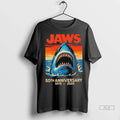 Officials Trendy Jaws Movie Vintage 50th Anniversary 1975 2025 Ladies Shirt Sweater Unisex