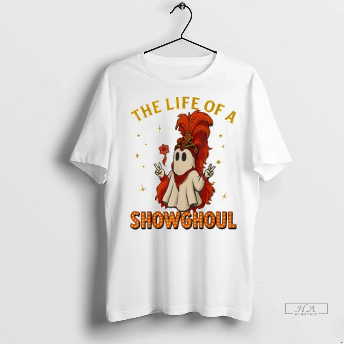 Officials Trendy The Life Of Showghoul Funny Halloween Ghost Funny Ladies Shirt Sweater Unisex