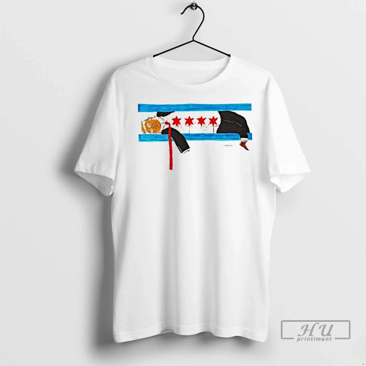 Officials Trump Chicago Flag T Shirt Unisex