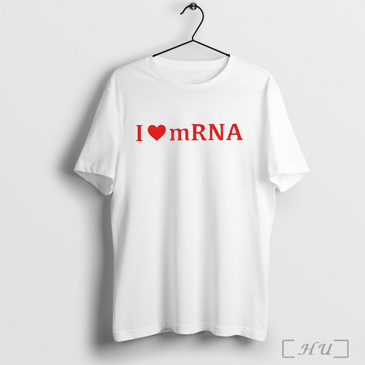 Officials Trump I Love Mrna Funny Political Heart Graphic T Shirt Unisex