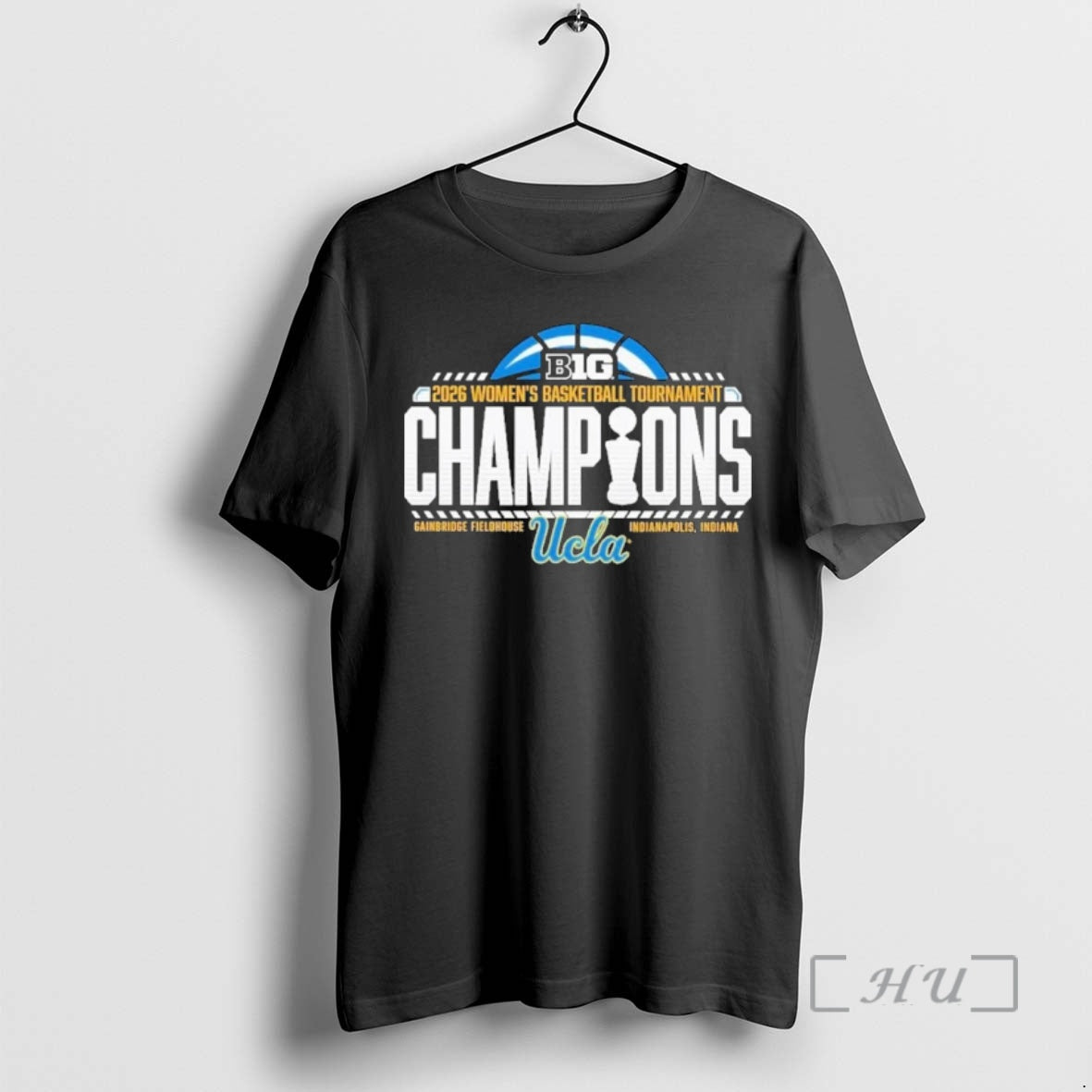 Officials Ucla Bruins 2026 Big Ten Womens Basketball Tournament Champions Locker Room Premium T Shirts