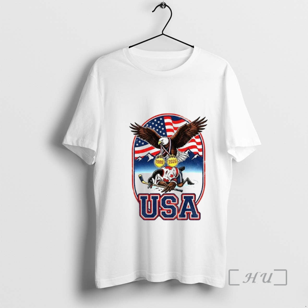 Officials Usa Ice Hockey Team Beats Canada Team 1980 2026 Gold Medal Premium T Shirts Unisex