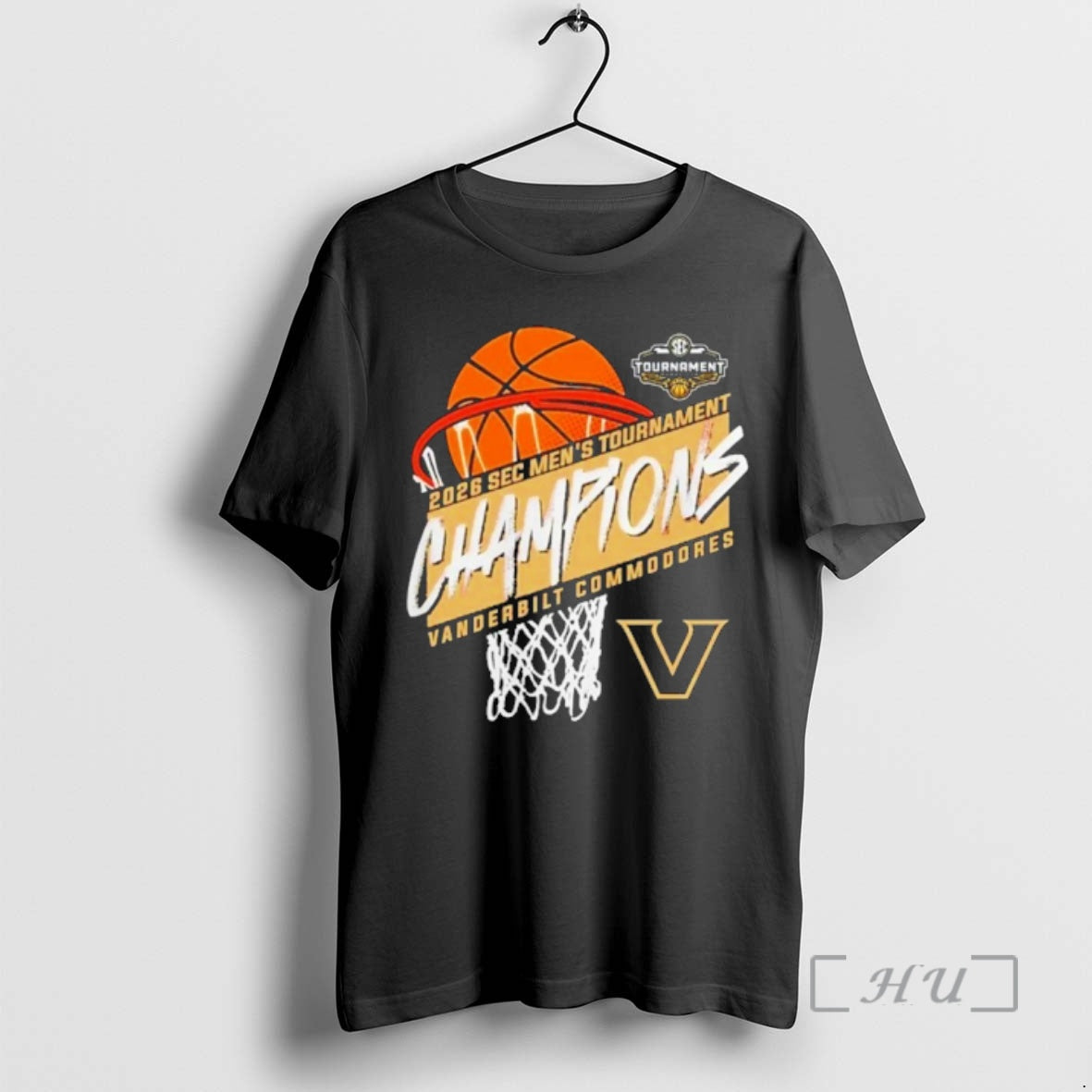 Officials Vanderbilt Mens Basketball 2026 Sec Tournament Champions Classic Unisex