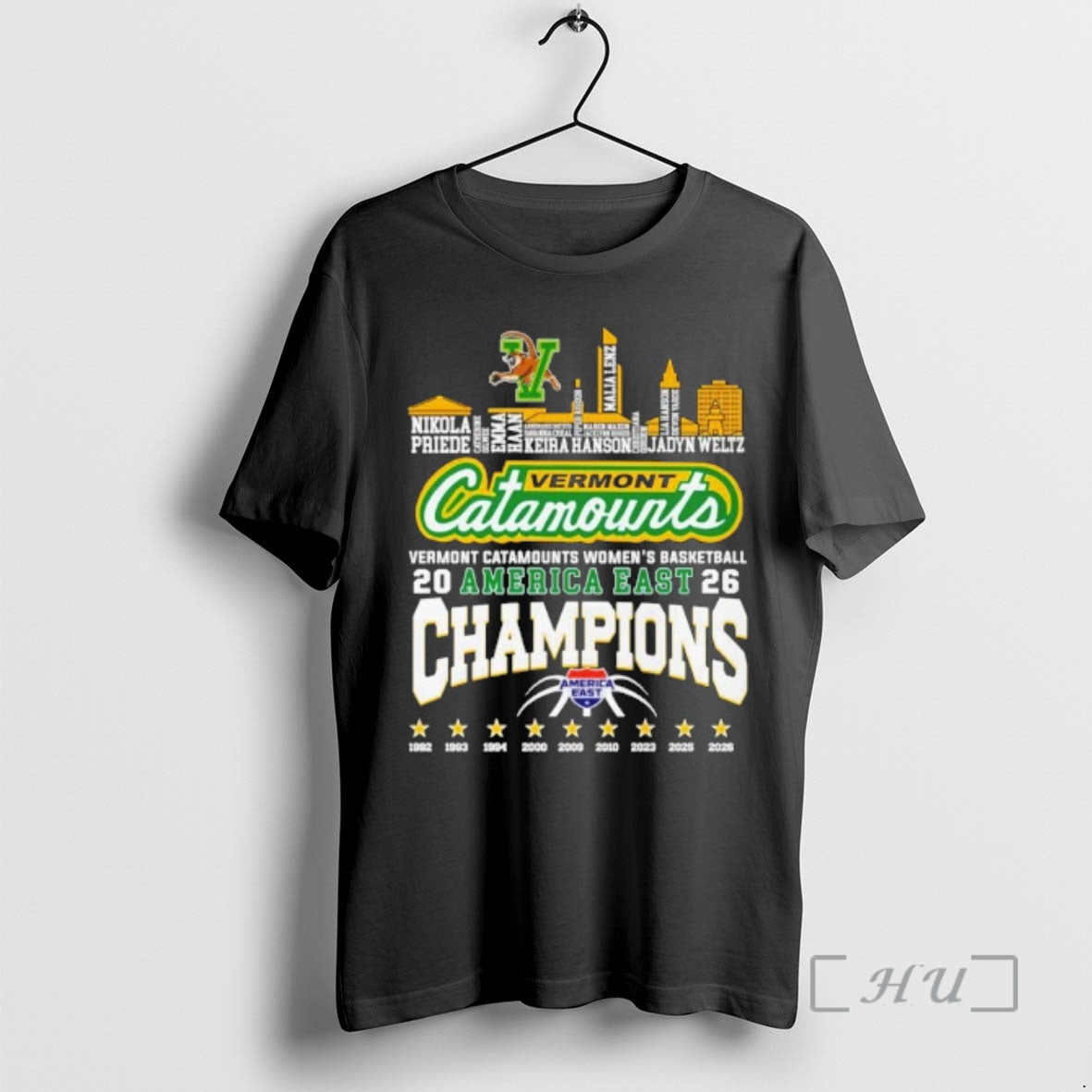 Officials Vermont Catamounts 2026 America East Champions City Skyline Unisex