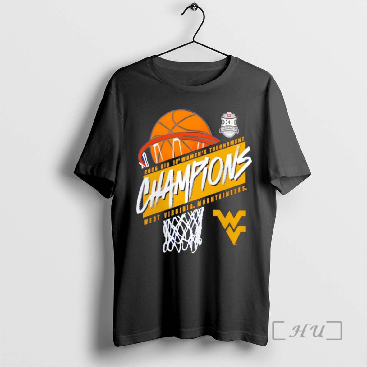 Officials West Virginia Mountaineers 2026 Big 12 Womens Basketball Tournament Champions Premium T Shirts Sweater