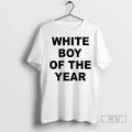 Officials White Boy Of The Year Grey T Shirt Unisex