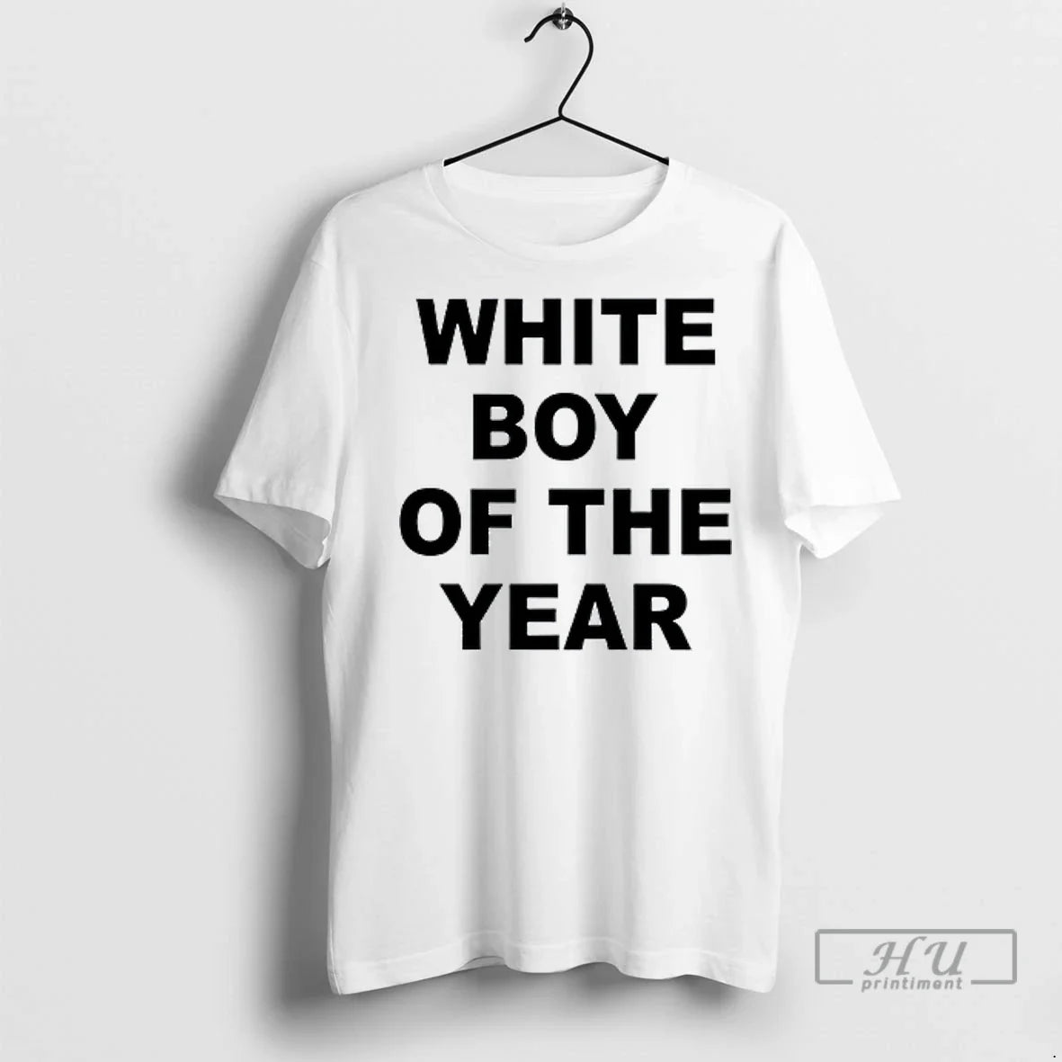 Officials White Boy Of The Year Grey T Shirt Unisex