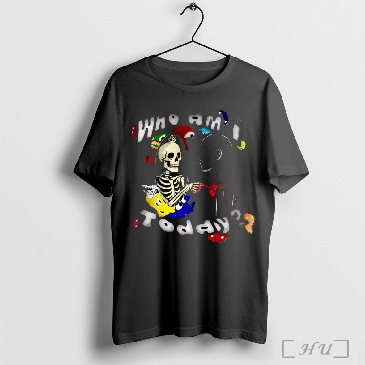 Officials Who Am I Today Skeleton T Shirt Unisex