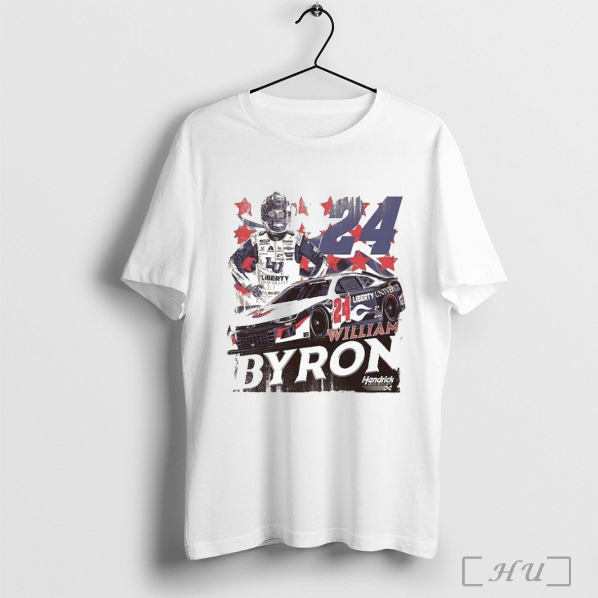 Officials William Byron Hendrick Motorsports Team Liberty University Car T Shirt Unisex